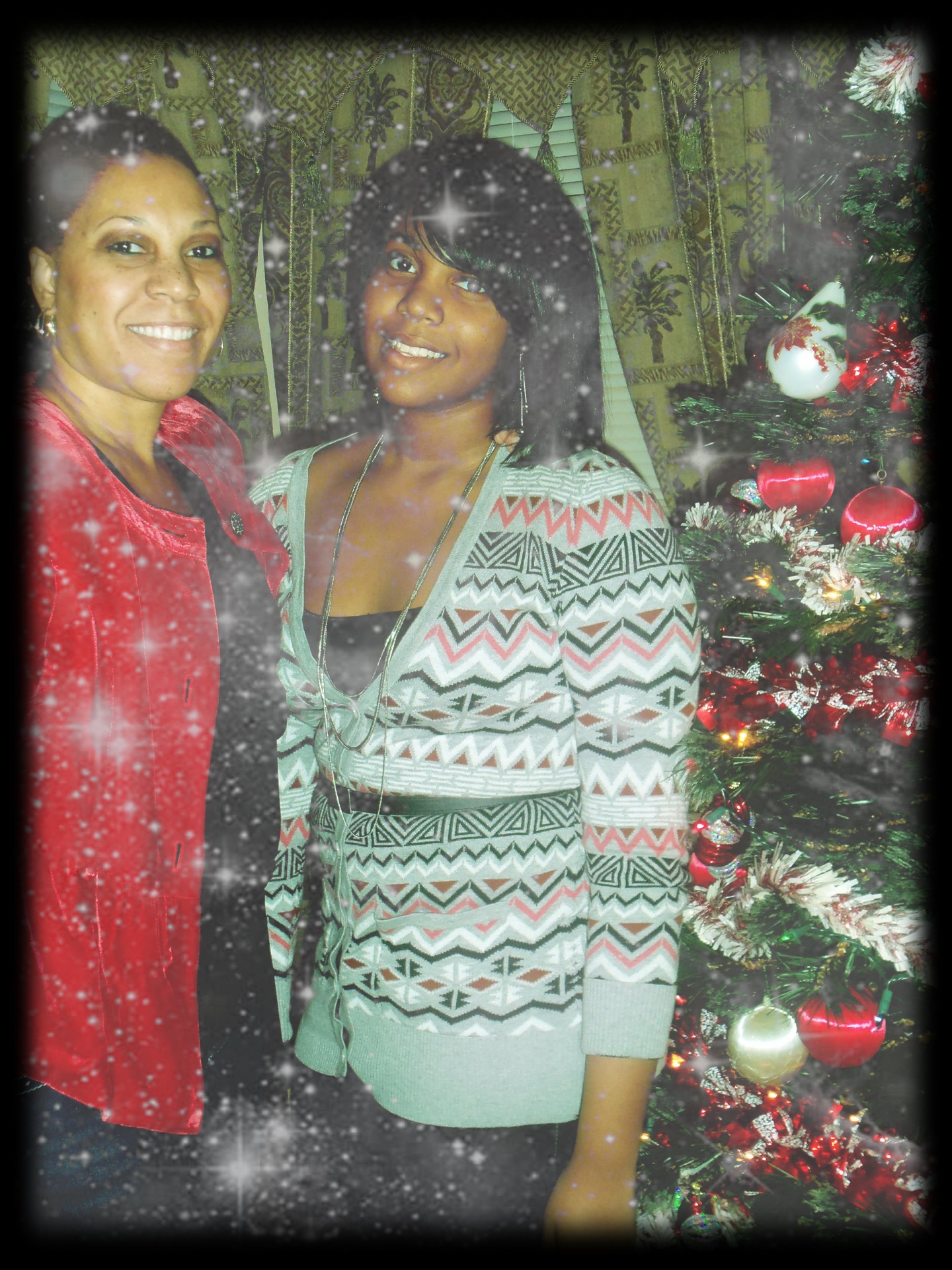 me and mom