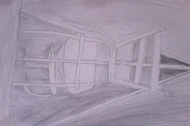 Negative space chair