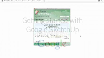 Getting started with Google SketchUp
