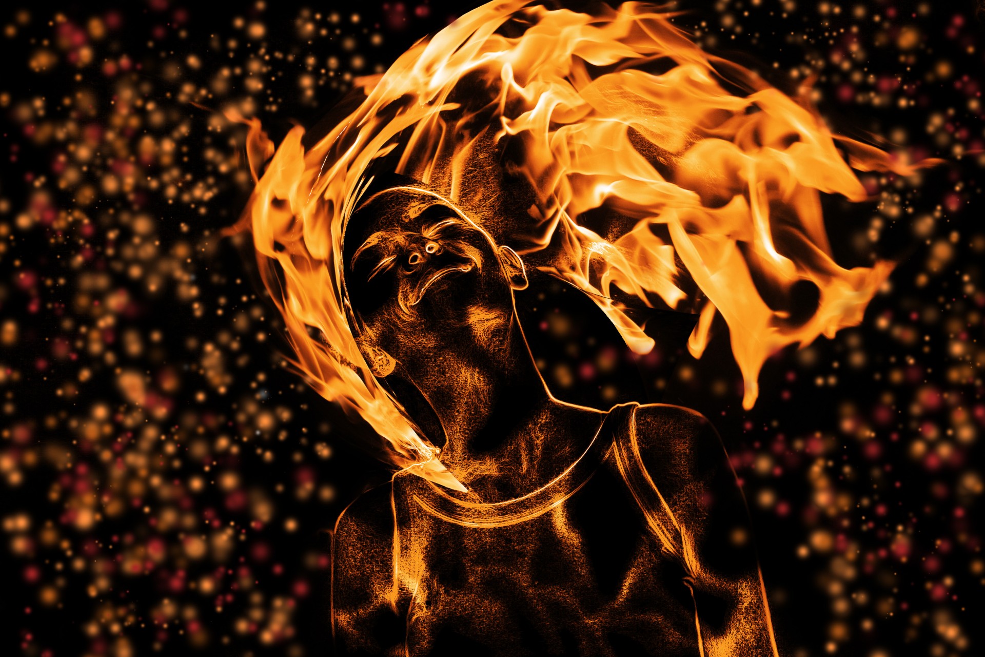 Fire Portrait