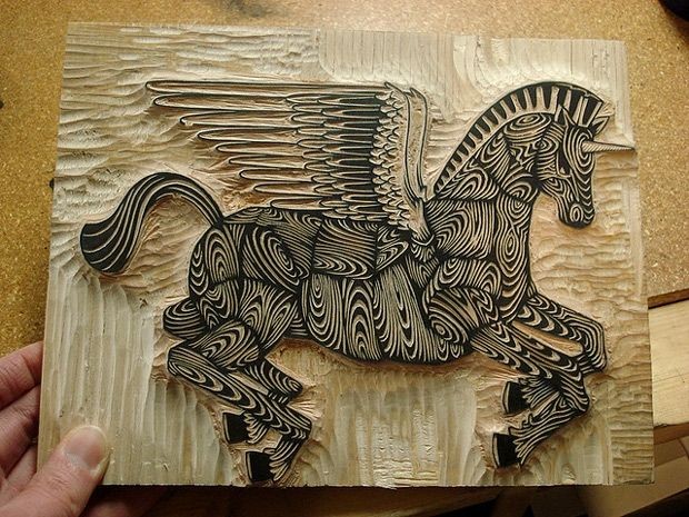 Wood printing