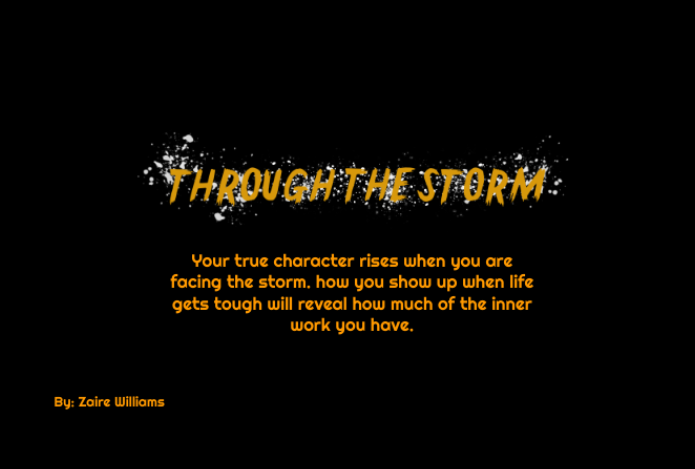 Through The Storm Logo