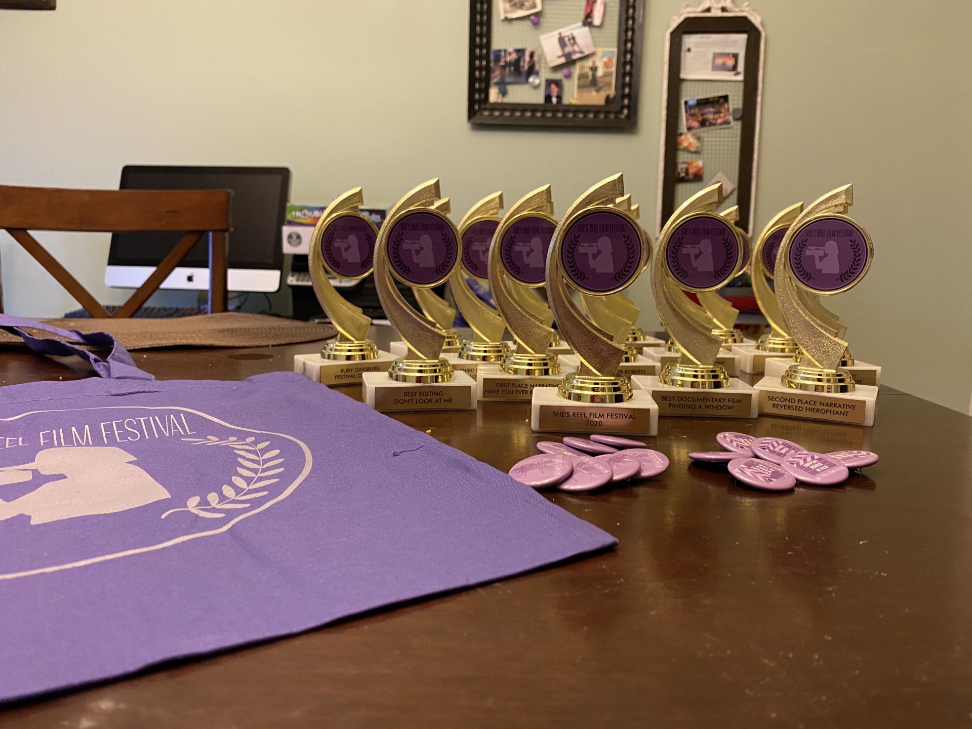 Trophies and gifts we made for all of our supporters