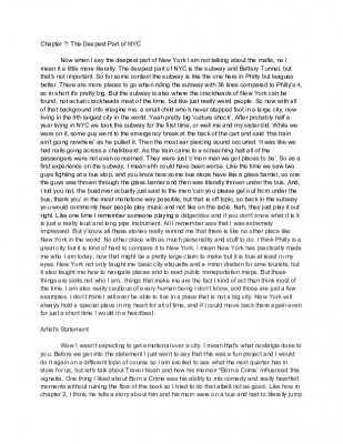 Memoir Final Draft