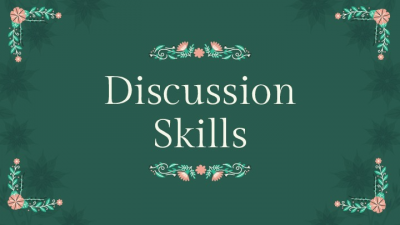 Dissusion Skills--Minicourse--Lilla Stall