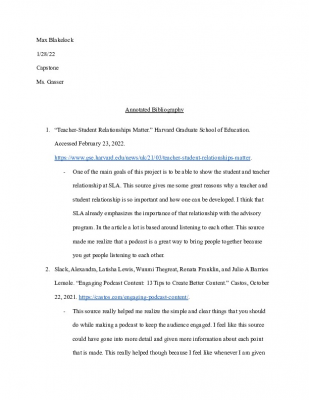 Max Blakelock - Capstone Annotated Bibliography (1)