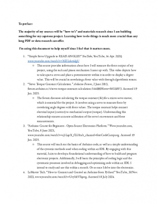 Capstone Week - Annotated Bibliography