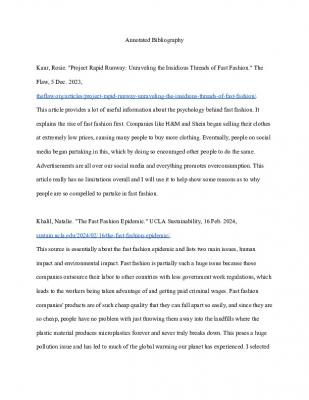 Jay Capstone Bibliography