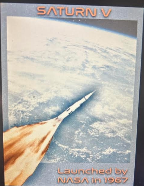 Saturn V Rocket Poster