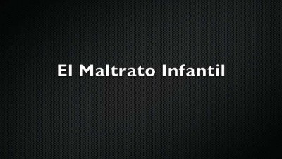 Maltrato Infantil